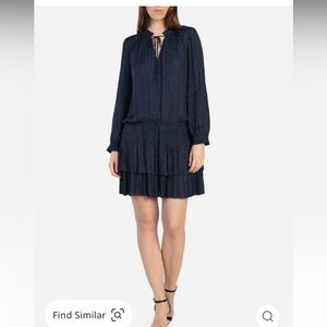 Current Air Lauren mini star dress in navy size L